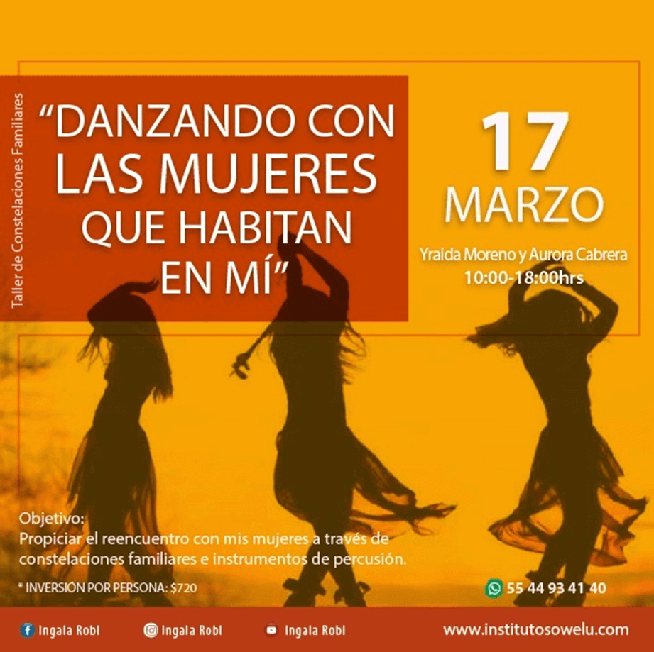 Evento marzo Danzando con las mujeres que habitan en mi